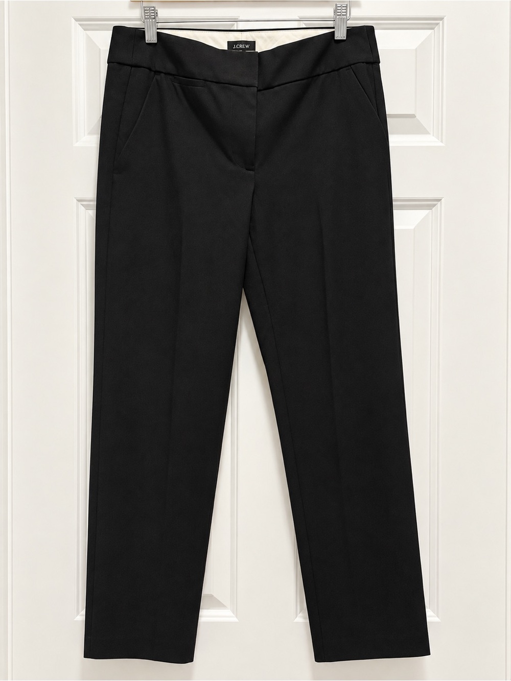 LOFT Ann Taylor Black Julie Dress Pants Trousers Size 6 Straight Leg